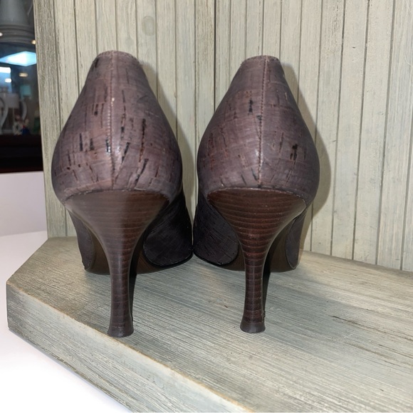 Stuart Weitzman Brown Patterned Open Toe Heels 10.5M - Picture 12 of 12